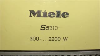 Miele S5310 Vacuum Cleaner
