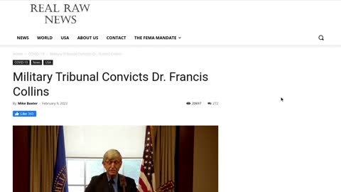 Dr. Francis Collins Sentenced To HANG