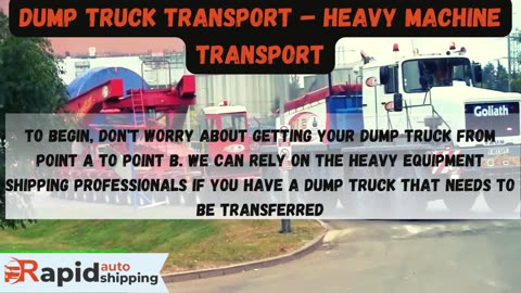 HEAVY EQUIPMENT SHIPPING| Rapid Auto SHIPPING| CONTACT US +1-833-233-4447