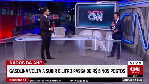 Preço médio do litro da gasolina sobe em novembro e chega a R$ 5,30 | JORNAL DA CNN