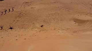 Sand boarding