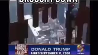 WATCH: Donald Trump says bombs brought down the buildings on 9/11/2001.