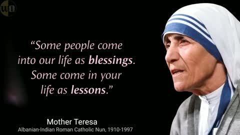 Mother Teresa's Life Lessons which are Better to Know in Youth | English Quotes