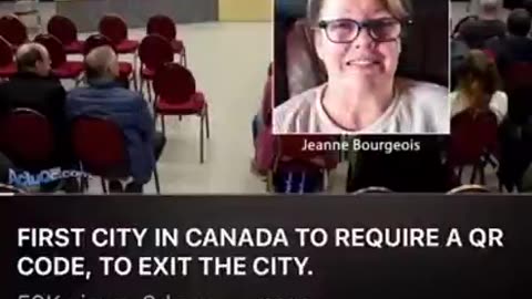 FIRST CITY IN CANADA TO REQUIRE A QRCODE, TO EXIT THE CITY