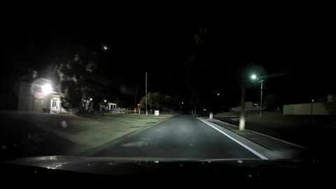 Meteor In The Night Sky Over Perth