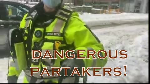 OTTAWA COPS CONFRONT PARTAKERS IN THE RED ZONE!!!