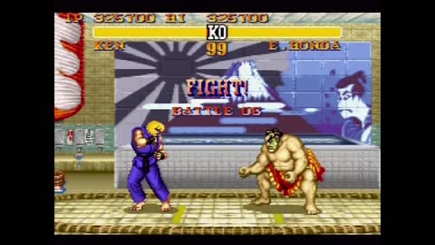 Street Fighter II Turbo (Actual SNES Capture) - Ken Playthrough on Max Difficulty