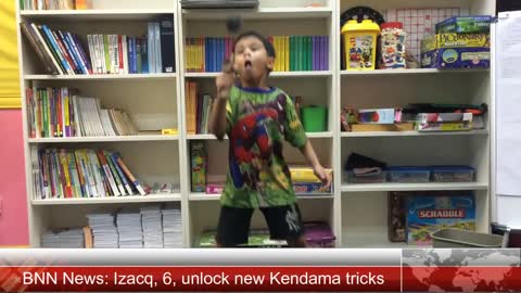 Kendama _4 6 Years Old Kid Izacq Unlock New Kendama Tricks-82pA95JMARw