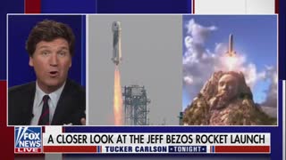Tucker Has a Hilarious Take on Bezos' Rocket
