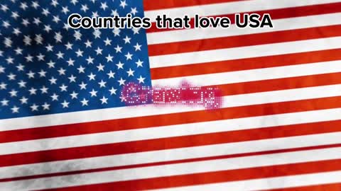 Countries that love USA ????