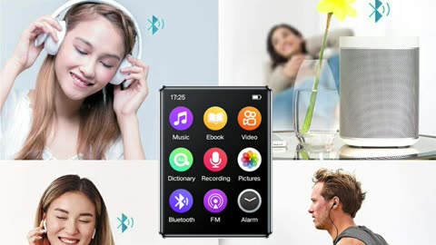 Portable WiFi MP4 Player Bluetooth HiFi Sound With Speaker Music MP3 Player