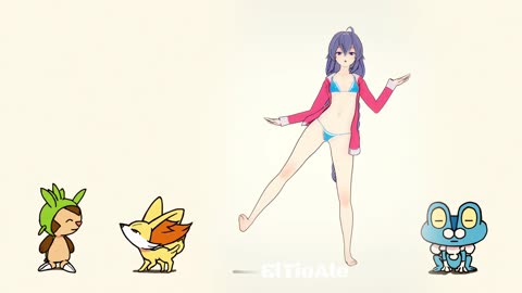 Roxy bikini Mushoku Tensei Pokémon dancing POKÉDANCE #mmd #Roxy #Mushoku