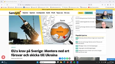 Lunchklubben 19 apr Eu tycker att Sverige ska skicka ALLT till Ukraina