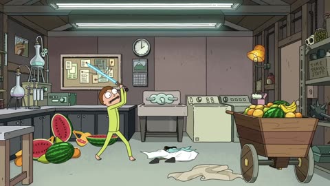 Rick gave Morty a Lightsaber Rick and Morty Season 6 Episode 10(1)