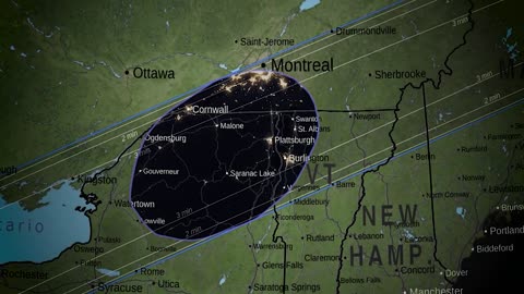 Space to Ground: Solar Eclipse 8 April 2024