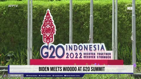 Biden meets Widodo at G20 summit