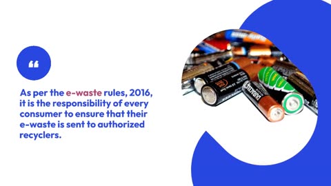 E-Waste Management for a Sustainable Future