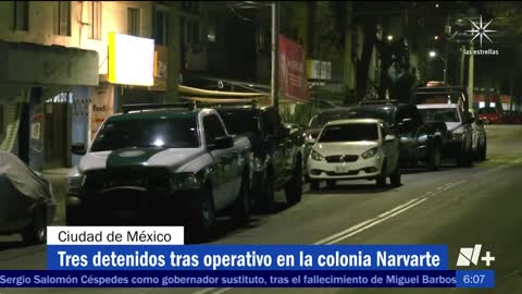 Colombianos detenidos en Ciudad de México