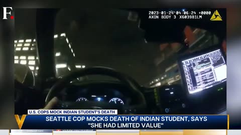 US cops joke about Indian Student death