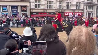 King Charles Coronation Horse out of control