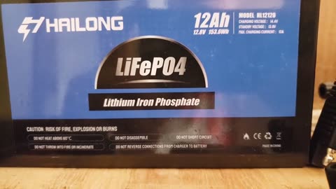 Hailong HL12120 LiFePO4 12ah Battery Test and Review