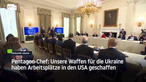 Pentagon-Chef: Unsere Waffen für die Ukraine haben Arbeitsplätze in den USA geschaffen