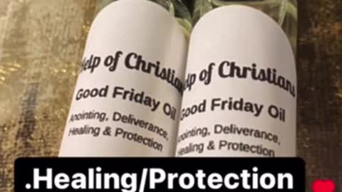Good Friday Anointing Oil for Covid Shot Issues