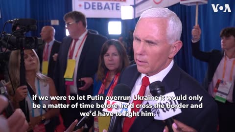 VOA Asked GOP Presidential Hopeful Mike Pence About His Support For Ukraine | VOA News