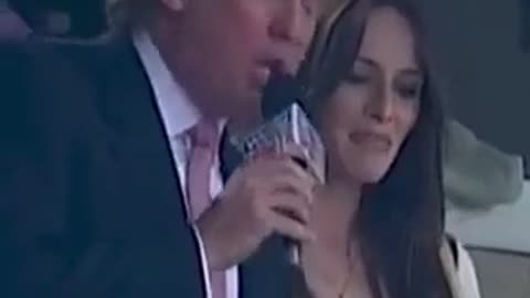 Donald Trump Singing - Take Me Out to the Ballgame....mostly. (Better than any speech)