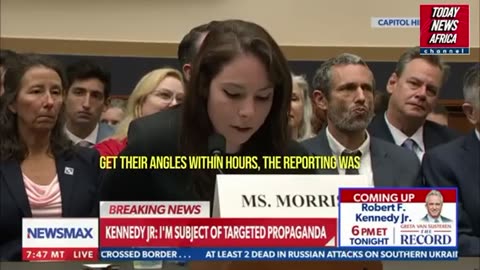 Emma-Jo Morris delivered a mind-boggling testimony on the extent of censorship in America