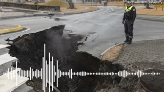 Audio reveals 'bubbles of lava' after Iceland's volcano blow