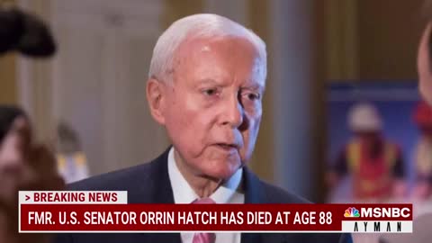 Former U.S. Senator Orrin Hatch Has Died At 88