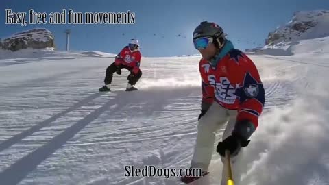Sled Dogs Snowskates - New sport on the slopes!