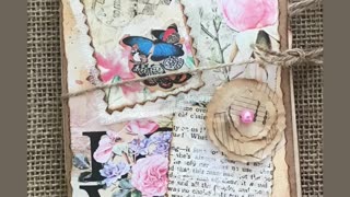 Handmade Vintage JUNK JOURNAL / MEMORY BOOK ❤️