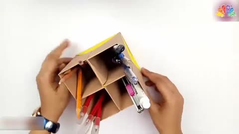 Paper Pen Holder Easy - How To Make Paper Pencil Stand - How to make dIY Origami Pen Stand