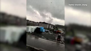 Rare tornado spins through Ottawa suburb