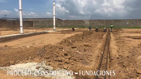 Aerocentro Parque Industrial - Proceso Constructivo (Fundaciones)