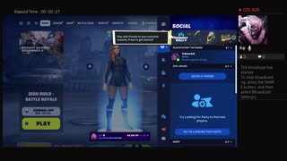 First stream on new platforms