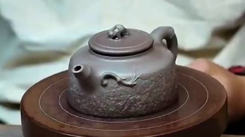 Zisha teapots specially produced in Yixing of Jiangsu Province.