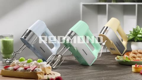 600W Electric Hand Mixer Kitchen Handheld Mixer 10 Speed Powerful with Turbo