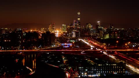 Sunset In Beijing City Timelapse | China