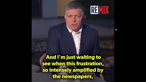 Slovak Prime Minister Robert Fico predicting his own assassination just a month Ago