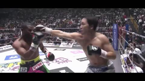 Japanese MMA Fighter ASAKURA vs Boxing Champion MAYWEATHER, Knockout HIGHLIGHT Moments, SLOW MOTION