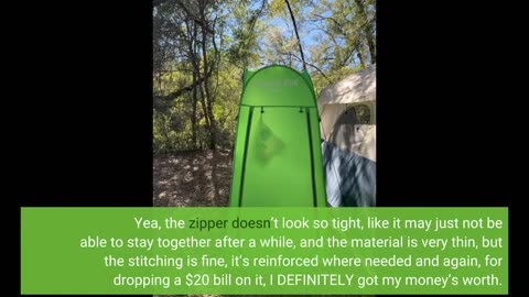 Buyer Reviews: GigaTent Privacy Portable pop up pod for Camping, Biking, Toilet, Shower, Beach...