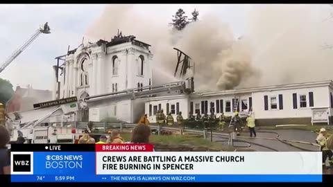 Spencer church destroyed by fire