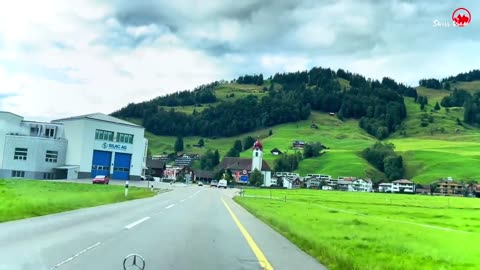 🇨🇭Driving in Switzerland|Spectacular Road Trip in Canton of schwyz