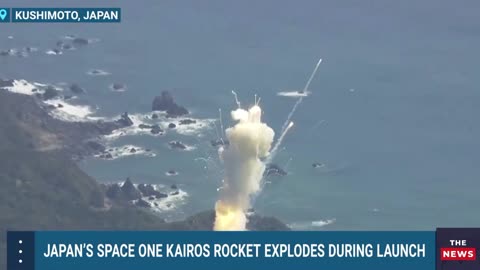 Exclusive: Watch Japan’s Space One rocket explodes during launch l The News Today