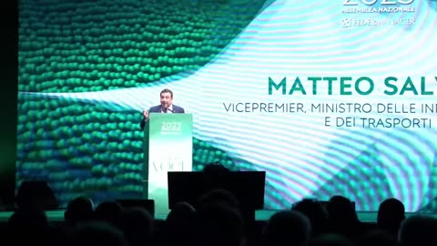 🔴 Ministro Matteo Salvini all'Assemblea nazionale di Federmanager (Roma, 15/11/2023).
