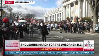 March For Life 2023; Washington DC 1/20/23