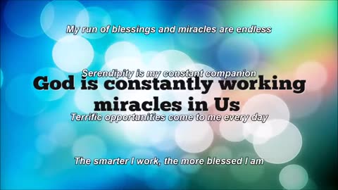 Miracles & Blessings Subliminal (Audio + Visual)